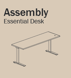 INS Essential Desk Two Leg